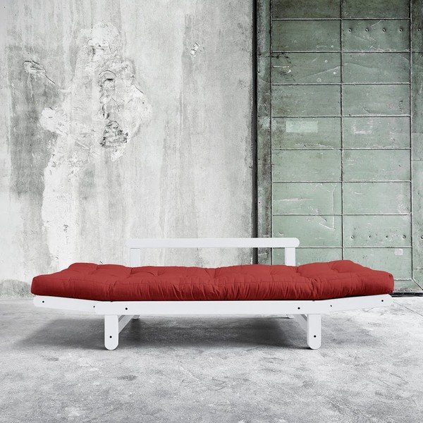 Sofa lova "Karup Beat White/Passion Red-image-3
