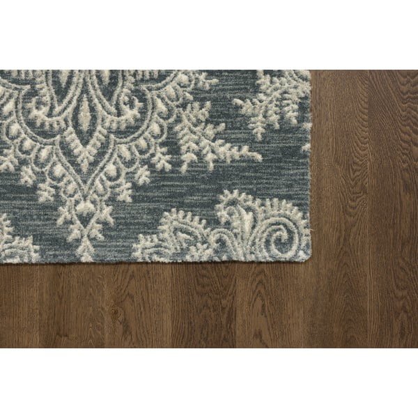 Iš vilnos kilimas pilkos spalvos 200x300 cm Jolene graphite – Agnella-image-3