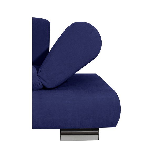 Tamsiai mėlyna kampinė sofa su reguliuojamu porankiu "Max Winzer Palm Bay", kairysis kampas-image-1