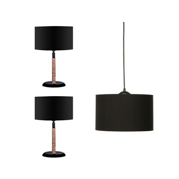 Juoda stalinė lempa - Magenta Home-image-1