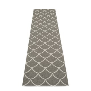 Pilkos spalvos lauko kilimas 70x300 cm Kotte Charcoal – Pappelina