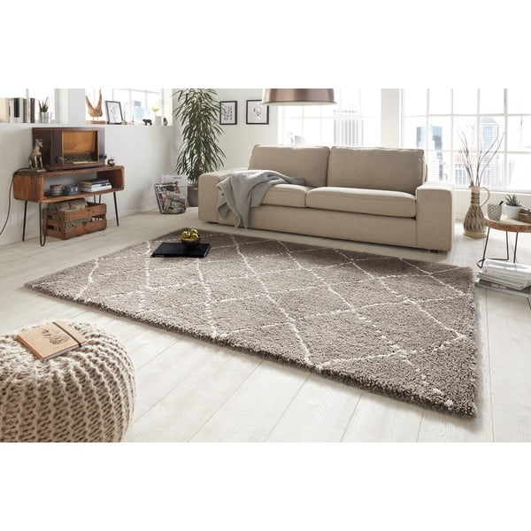 Šviesiai rudas kilimas Mint Rugs Hash, 80 x 150 cm-image-4
