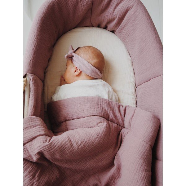 Vaikiškos lovelės rinkinys tamsiai violetinės spalvos – Malomi Kids-image-4
