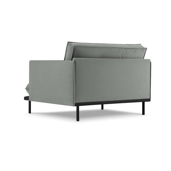 Iš velveto krėslas pilkos spalvos Auguste – Interieurs 86-image-3