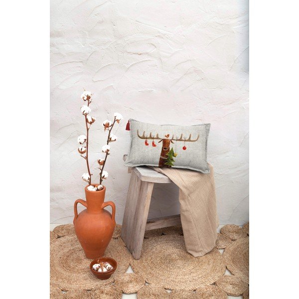 Kalėdinė dekoratyvinė pagalvėlė 35x50 cm Reindeer - Little Nice Things-image-4