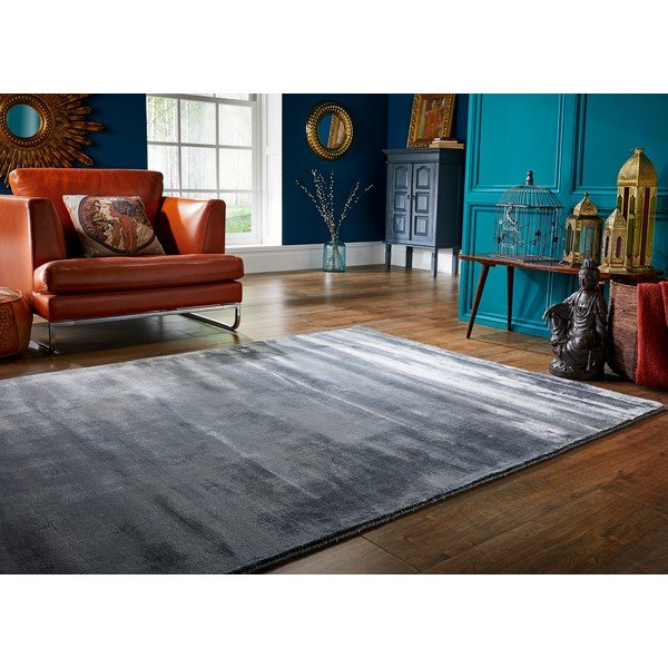 Pilkas rankomis austas kilimas "Flair Rugs Cairo", 120 x 170 cm-image-1