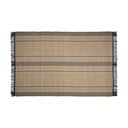 Apverčiamas iš jūros dumblių pluošto kilimas juodos spalvos/natūralios spalvos 200x300 cm Brunilda – Kave Home