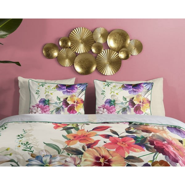 Ekologiškos medvilnės viengulė patalynė Descanso Flower Garden, 140 x 220 cm-image-2