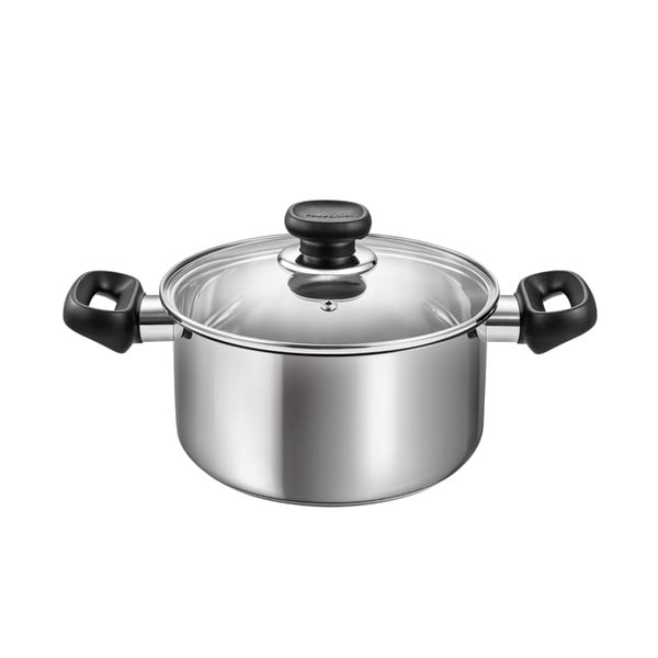 Puodas iš nerūdijančio plieno su dangčiu tinka indukcinei viryklei 3 l Brava – Tescoma