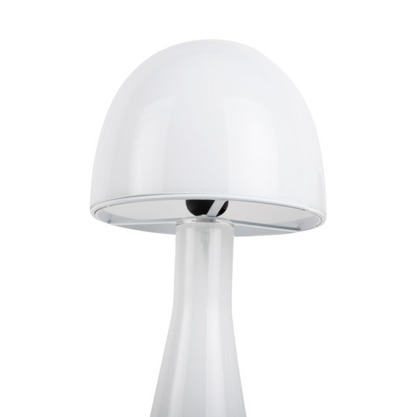 Baltos spalvos stalinis šviestuvas (aukštis 45 cm) su stiklo gaubtu Bombin – Leitmotiv-image-2