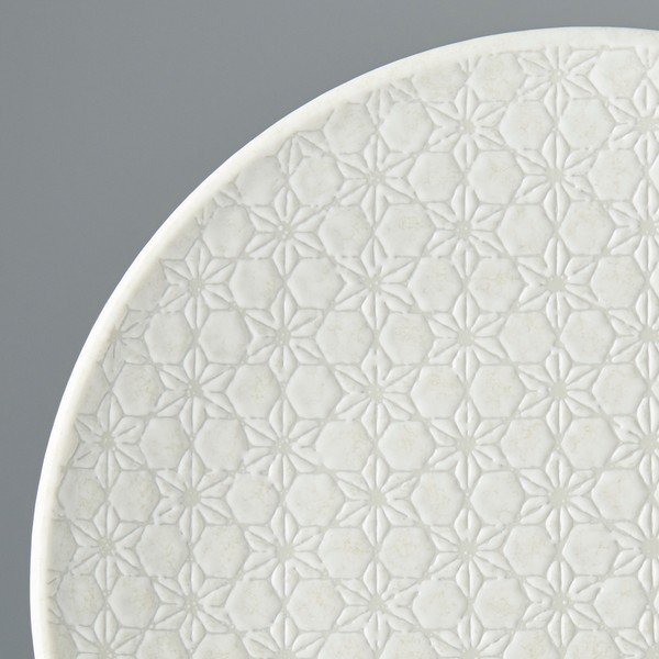 Baltos spalvos keraminė lėkštė MIJ Star, ø 25 cm-image-4