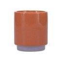 Oranžinės spalvos/violetinės spalvos iš molio puodelis 270 ml Duo – ONA