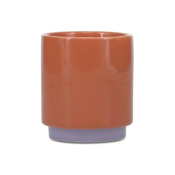 Oranžinės spalvos/violetinės spalvos iš molio puodelis 270 ml Duo – ONA
