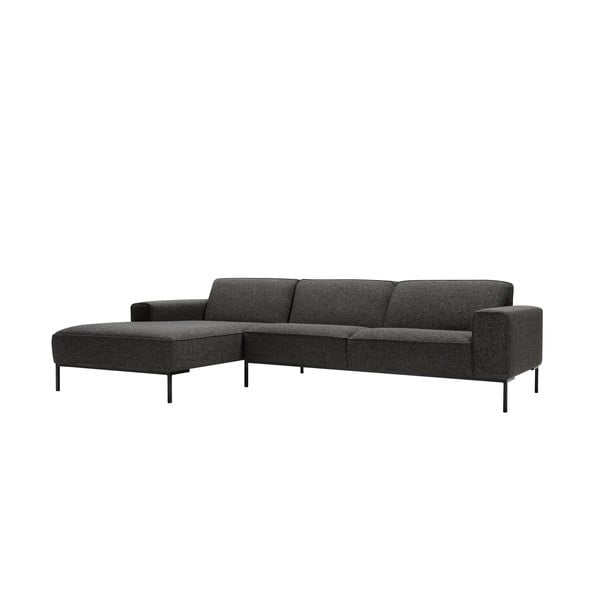 Tamsiai pilka kampinė sofa Ville - Sits