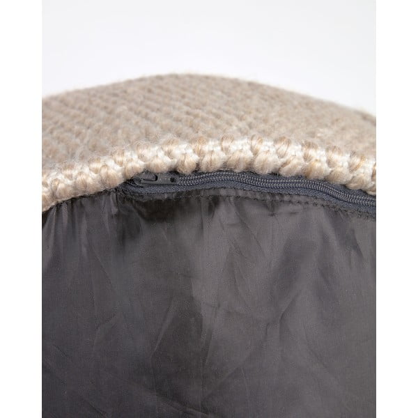 Smėlio spalvos sodo pufas Kave Home Kaie, ø 62 cm-image-2