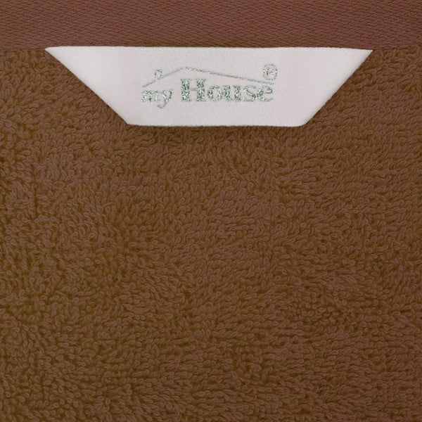 Rudas medvilninis rankšluostis 100x50 cm Darwin - My House-image-1