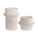 Iš cemento žvakidės arbatinėms žvakutėms 2 vnt. – House Nordic