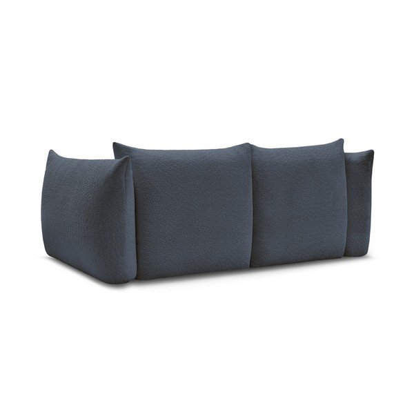 Tamsiai mėlynos spalvos sofa iš boucle 234 cm Azra – Bobochic Paris-image-4