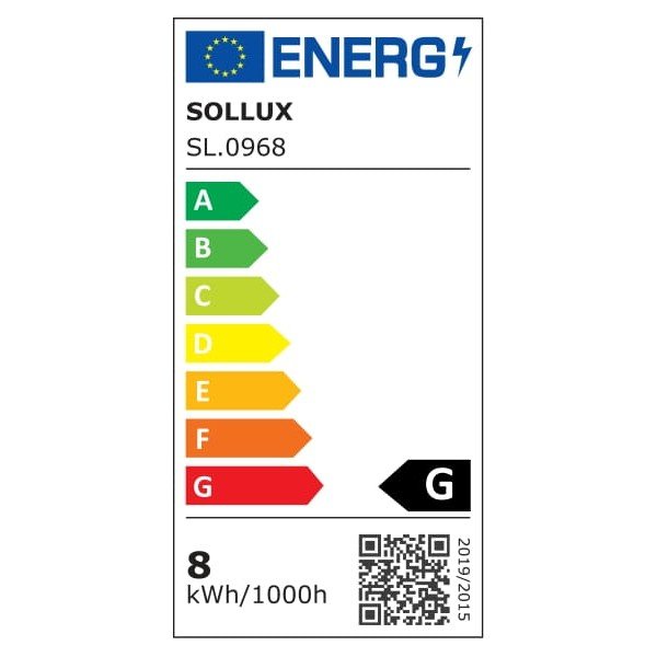 LED lemputė šilta balta 7,5 W E27, – Sollux-image-2