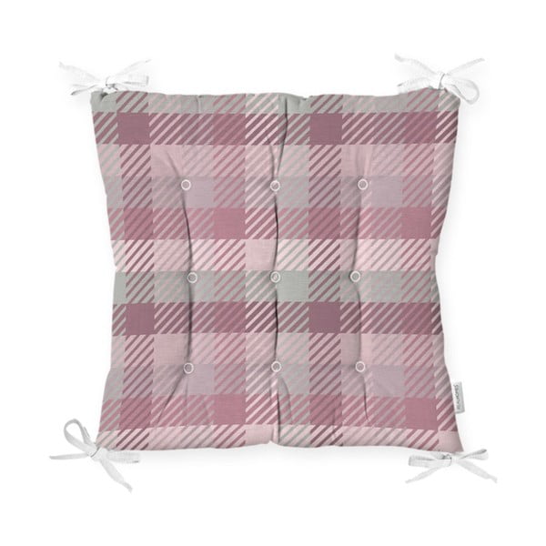 Minimalistiniai pagalvėlių užvalkalai Flanelinė rožinė, 40 x 40 cm