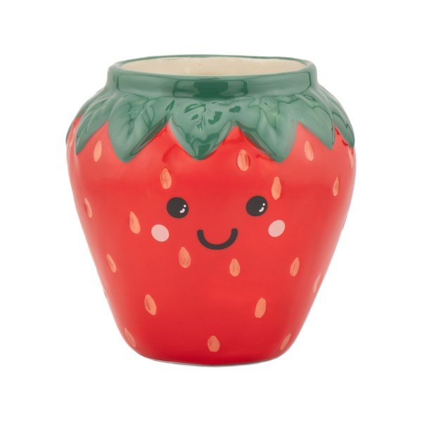 Iš keramikos gėlių vazono dangtelis ø 10 cm Strawberry – Sass & Belle