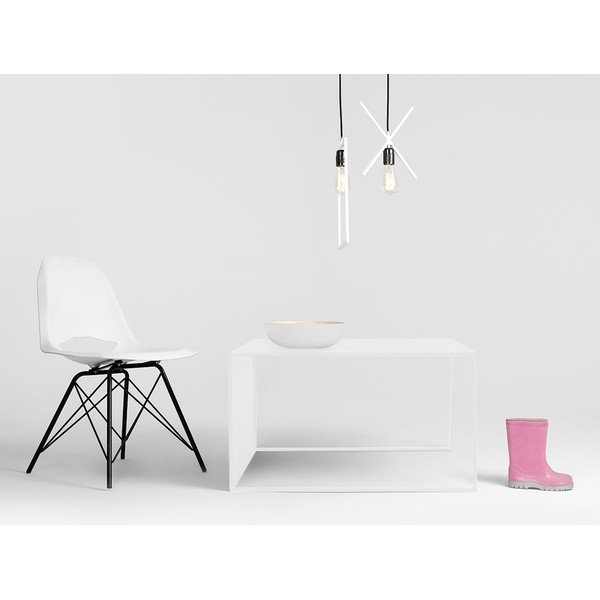 Iš metalo kavos staliukas baltos spalvos 80x80 cm 2Wall – CustomForm-image-3