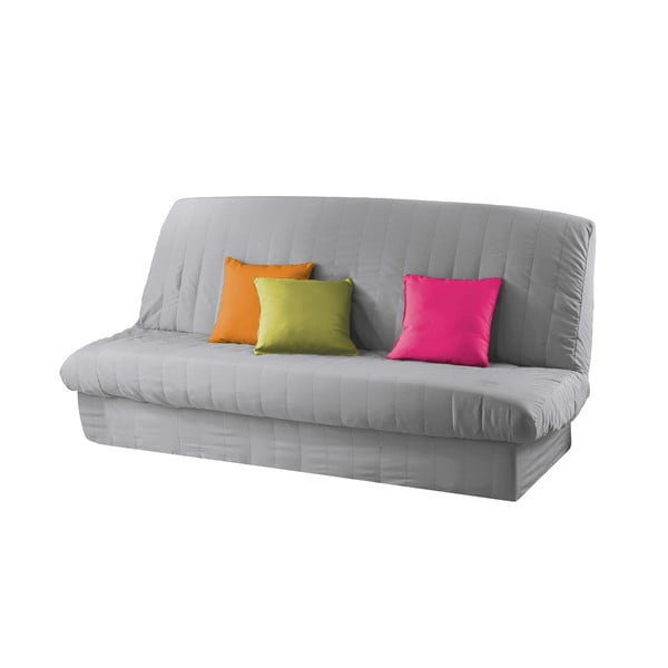 3 sėdimos vietos įtempiamas sofai baldų apmušalas šviesiai pilkos spalvos Essentiel – douceur d'intérieur