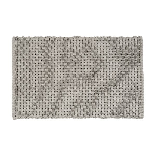 Pilkos spalvos iš tekstilės vonios kilimėlis 50x80 cm Ecoli – Wenko