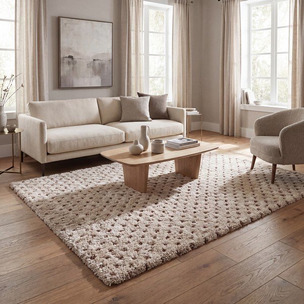 Smėlio spalvos kilimas 120x170 cm Ember – Universal-image-1