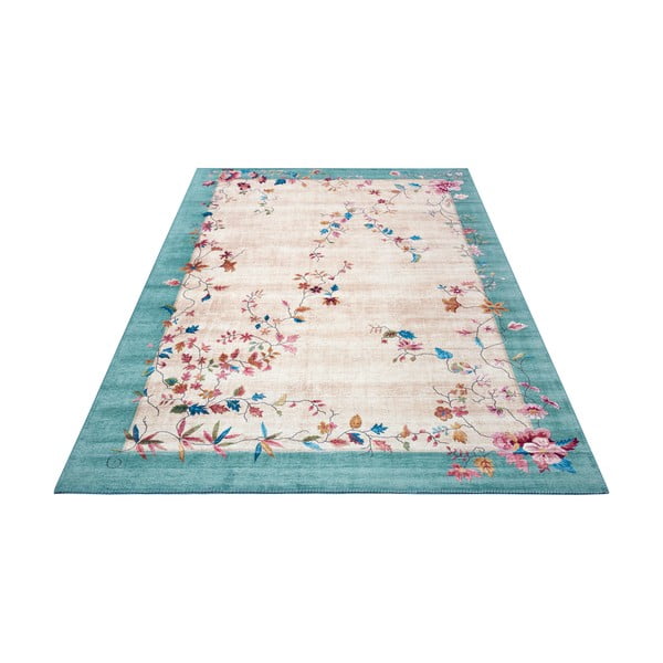 Kilimas kreminės spalvos/turkio spalvos 120x160 cm Amira – Hanse Home-image-3