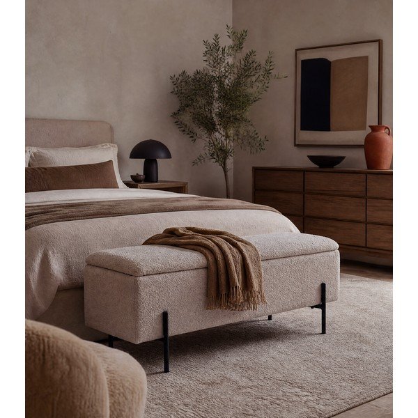 Suolas smėlio spalvos iš boucle Watford – House Nordic-image-1