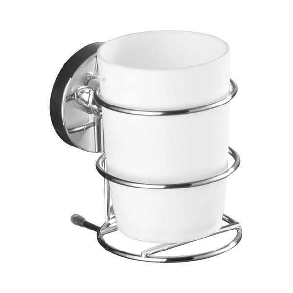 Dantų šepetėlių indelis su laikikliu Wenko Vacuum-Loc, 11,5 x 7,5 cm-image-2