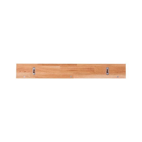 Iš ąžuolo masyvo sieninė lentyna natūralios spalvos paveikslėliams 60 cm Kalle – Interia Home & Living-image-3