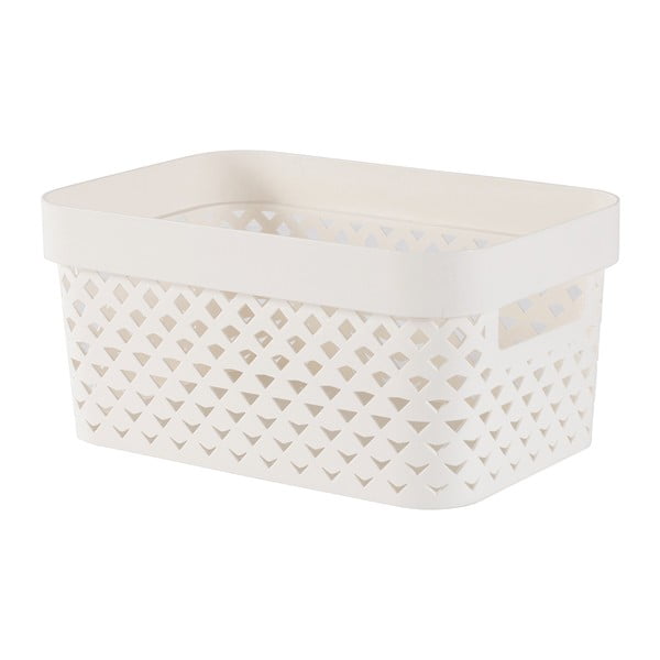 Smėlio spalvos iš plastiko daiktadėžė 26x17,5x12 cm Pure – Curver