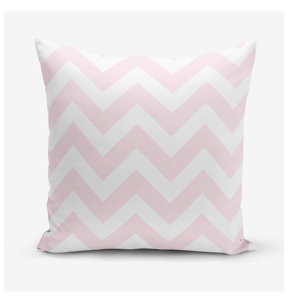 Rožinės spalvos pagalvės užvalkalas Minimalist Cushion Covers Stripes, 45 x 45 cm