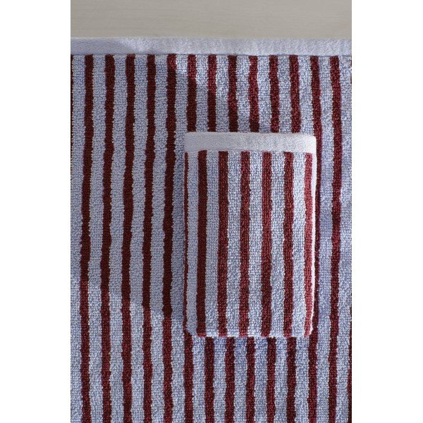 Bordo spalvos/šviesiai mėlynos spalvos iš medvilnės rankšluosčiai 2 vnt. 30x50 cm Dixie – Jotex-image-1