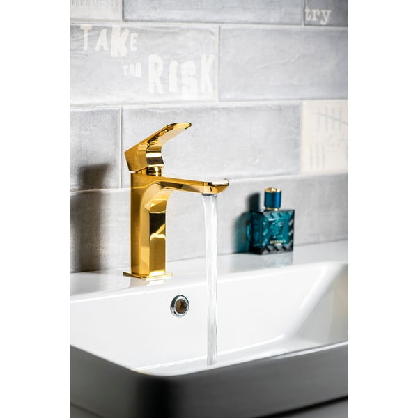 Kriauklei čiaupas auksinės spalvos stovimas Spy – Sapho-image-2