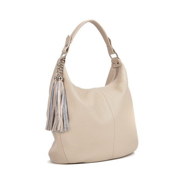 Smėlio spalvos odinė rankinė Sofia Cardoni Bruhna-image-4