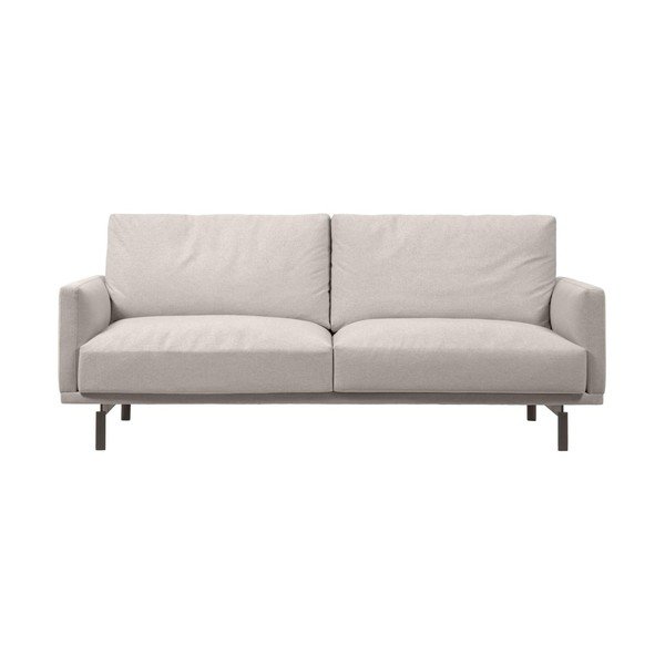 Smėlio spalvos iš šenilinio audinio sofa 214 cm Galene – Kave Home