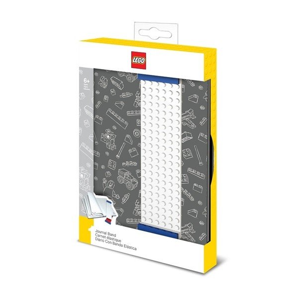 Pilkos spalvos A5 LEGO® užrašų knygutė-image-2