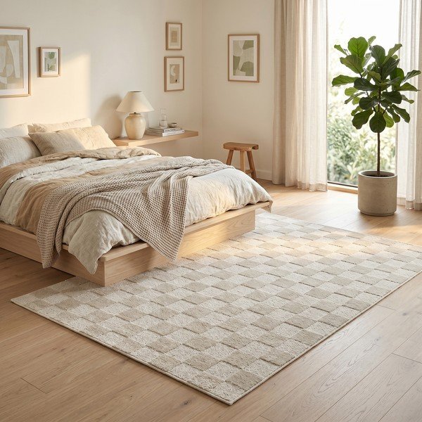 Smėlio spalvos kilimas 120x170 cm Mosaic – ESTE-image-3
