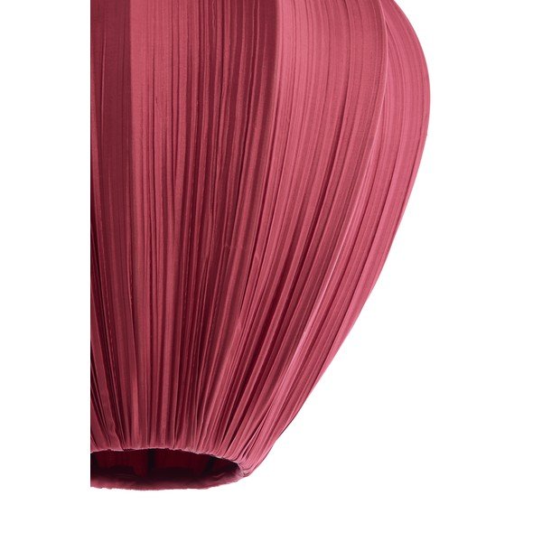 Bordo spalvos kabantis šviestuvas ø 12 cm su tekstiliniu gaubtu Verita – Light & Living-image-4