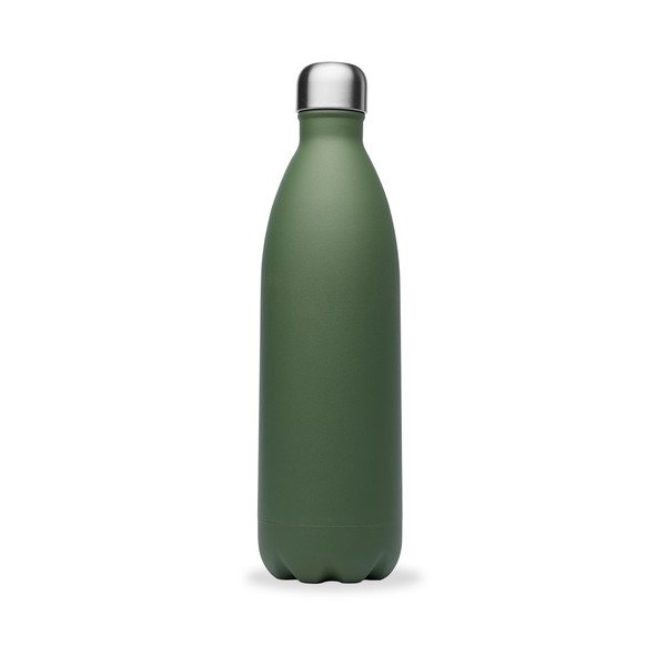 Žalias kelioninis nerūdijančio plieno butelis 1 l Granite - Qwetch-image-2