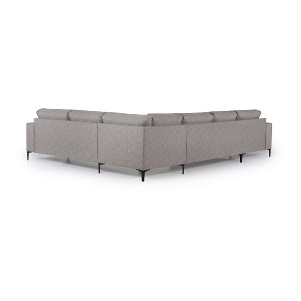 Kampinė sofa pilkos spalvos (su kairiuoju kampu/„U“ formos) Copenhagen – Scandic-image-3