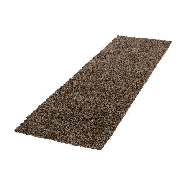 Tamsiai rudos spalvos kilimas 80x250 cm Life – Ayyildiz Carpets