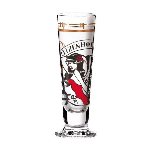 Krištolinio stiklo taurės ir 5 padėkliukų rinkinys "Ritzenhoff Markus Binz", 50 ml