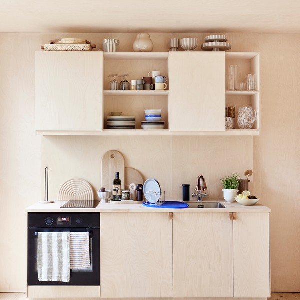 Smėlio spalvos iš marmuro popierinio rankšluosčio stovas ø 14 cm Savi – OYOY Living Design-image-1