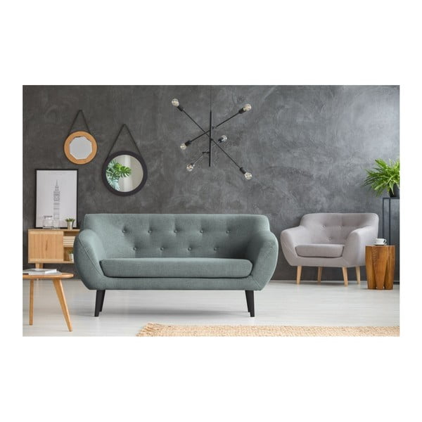 Mėtų žalios spalvos sofa Mazzini Sofas Piemont, 158 cm-image-3