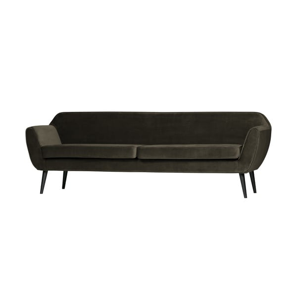Tamsiai žalia aksominė sofa WOOOD Rocco, 230 cm-image-2