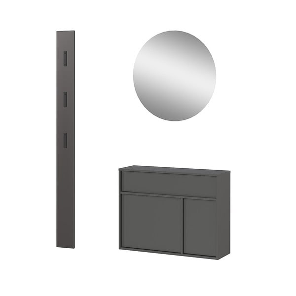 Koridoriaus baldas antracito spalvos Ameca 2.0 – Germania